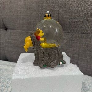 Winnie the Pooh Yellow Resin Snow Globe Accent